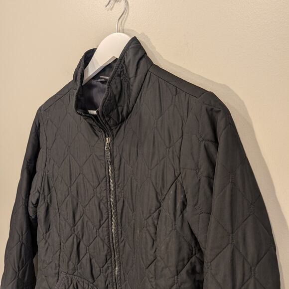 Eddie Bauer Jacket Lightweight Quilted Packable Pockets Travel Layer - Size M - Picture 4 of 7